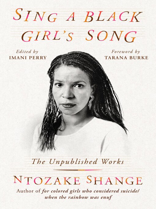 Cover image for Sing a Black Girl's Song